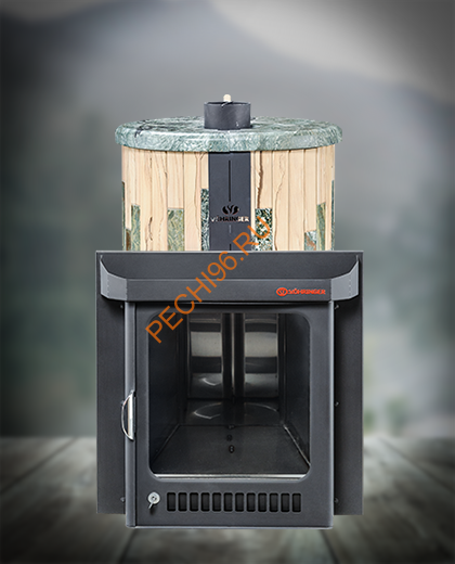 Печь банная Ферингер Оптима ПФ Жадеит+Окаменевшее дерево