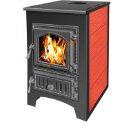 Печь-Камин Везувий ПК-01(270) Красный