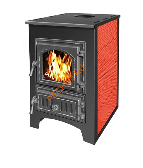 Печь-Камин Везувий ПК-01(270) Красный Печь-Камин Везувий ПК-01(270) Красный