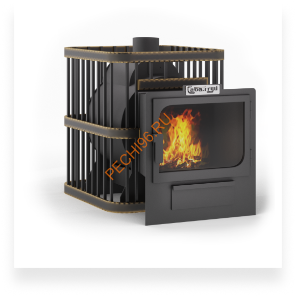 Печь банная Сабантуй Квадро мини 14 Панорама