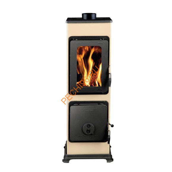 Стальная печь-камин Thorma BOZEN TOP бежевая