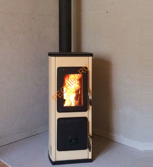 Стальная печь-камин Thorma BOZEN TOP бежевая