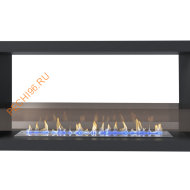 Биокамин Русский огонь Честер Сквозной 1000 встраиваемый