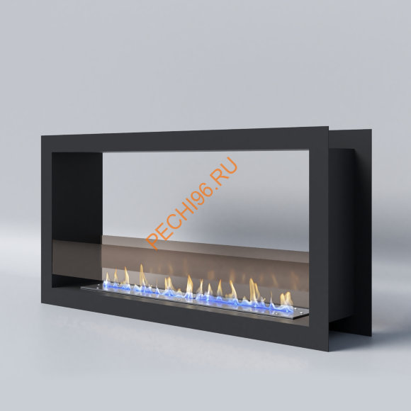 Биокамин Русский огонь Честер Сквозной 1000 встраиваемый Биокамин Русский огонь Честер Сквозной 1000 встраиваемый