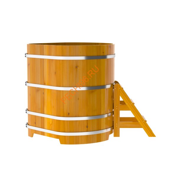 Купель для бани BentWood угловая из сращённой лиственницы, 1,19х1,19 м Купель для бани BentWood угловая из сращённой лиственницы, 1,19х1,19 м