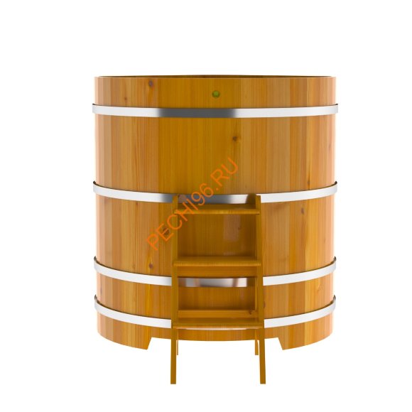 Купель для бани BentWood угловая из сращённой лиственницы, 1,19х1,19 м Купель для бани BentWood угловая из сращённой лиственницы, 1,19х1,19 м