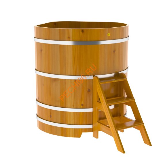 Купель для бани BentWood угловая из сращённой лиственницы, 1,19х1,19 м Купель для бани BentWood угловая из сращённой лиственницы, 1,19х1,19 м