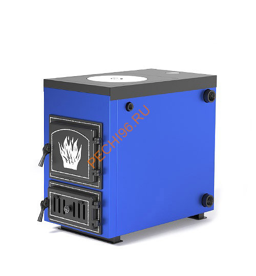 Котел отопительный твердотопливный Везувий Эльбрус-18 с плитой Котел отопительный твердотопливный Везувий Эльбрус-18 с плитой