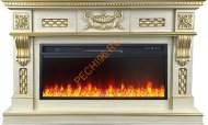 Электрокамин Royal Flame Corsica слоновая кость с патиной с очагом Vision 42 LED Электрокамин Royal Flame Corsica слоновая кость с патиной с очагом Vision 42 LED