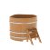 Купель для бани BentWood угловая из лиственницы Премиум, 1,19х1,19 м