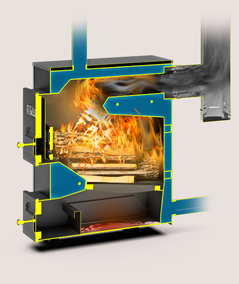 Твердотопливный котел отопительный Теплодар Куппер Практик-8 6 кВт (1.1) Твердотопливный котел отопительный Теплодар Куппер Практик-8 6 кВт (1.1)