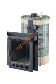 Печь банная Ферингер Макси ПФ Жадеит перенесённый рисунок+Окаменевшее дерево Печь банная Ферингер Макси ПФ Жадеит перенесённый рисунок+Окаменевшее дерево