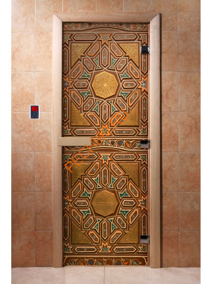 Дверь стеклянная DoorWood с фотопечатью «Восточный узор» Дверь стеклянная DoorWood с фотопечатью «Восточный узор»