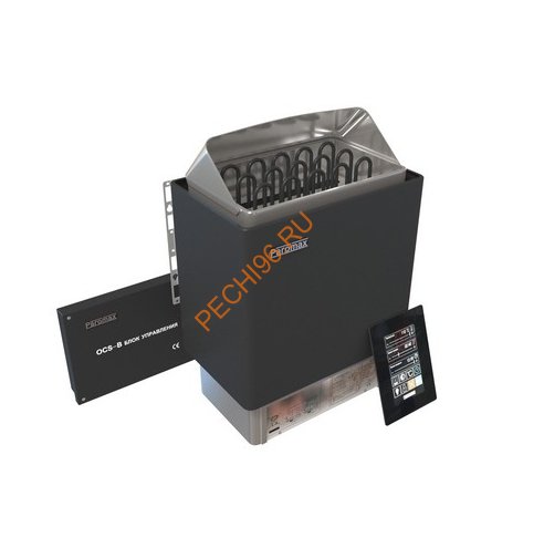 Электрическая печь Паромакс OCSX 30 B с панелью и блоком управления