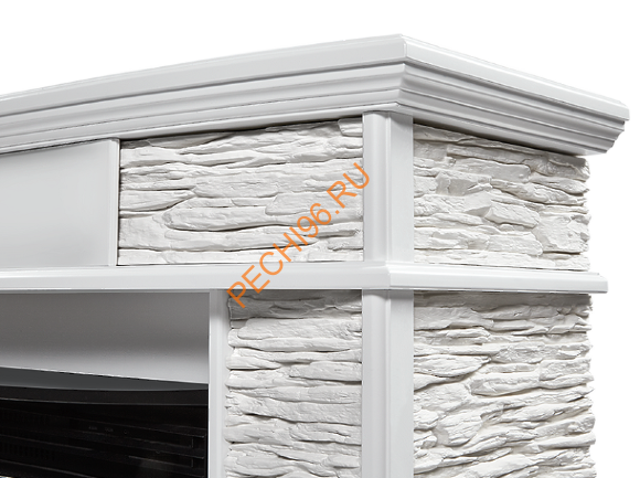 Электрокамин Electrolux EFP/P-3020LS с порталом Firelight Scala 30, сланец белый