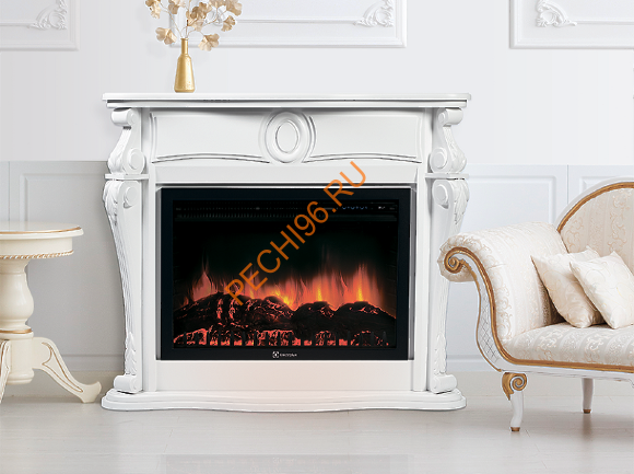 Электрокамин Electrolux Sphere Plus EFP/P-3320RLS с порталом Firelight Ovatio 30, беленый дуб Электрокамин Electrolux Sphere Plus EFP/P-3320RLS с порталом Firelight Ovatio 30, беленый дуб