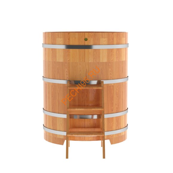 Купель для бани BentWood угловая из сращённой лиственницы, 1,03х1,03 м Купель для бани BentWood угловая из сращённой лиственницы, 1,03х1,03 м