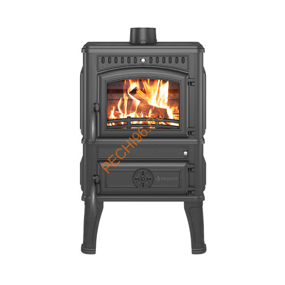 Печь-камин Везувий LV-12, Антрацит