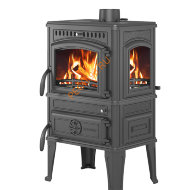 Печь-камин Везувий LV-12РS, Антрацит