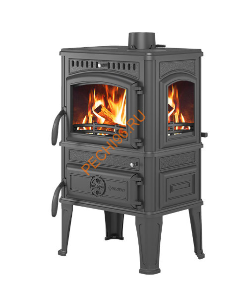 Печь-камин Везувий LV-12РS, Антрацит