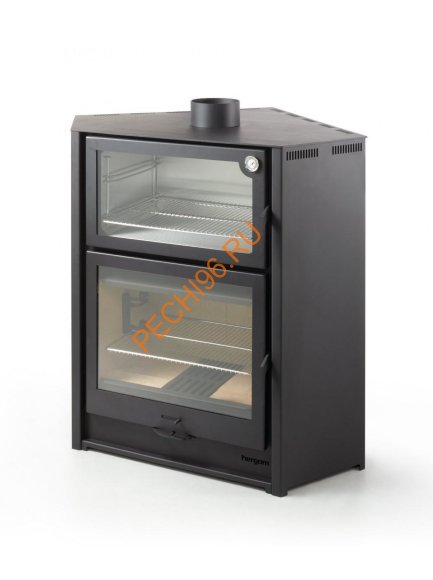 Стальная печь-камин Hergom Arce угловая