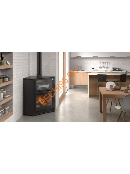 Стальная печь-камин Hergom Arce угловая