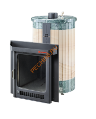 Печь банная Ферингер Оптима ПФ Окаменевшее дерево перенесённый рисунок+Змеевик Печь банная Ферингер Оптима ПФ Окаменевшее дерево перенесённый рисунок+Змеевик