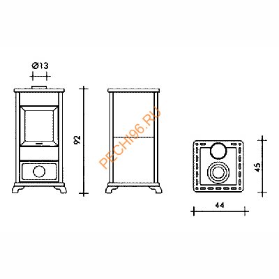 Печь-камин EdilKamin DECOR CUOIO Печь-камин EdilKamin DECOR CUOIO