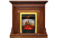 Электрокамин Royal Flame Bradford орех с очагом Majestic FX M Электрокамин Royal Flame Bradford орех с очагом Majestic FX M