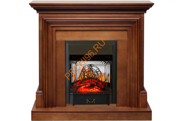 Электрокамин Royal Flame Bradford орех с очагом Majestic FX M Электрокамин Royal Flame Bradford орех с очагом Majestic FX M