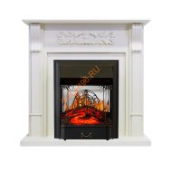 Электрокамин Royal Flame Venice фактурный белый с очагом Majestic FX M