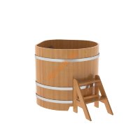 Купель для бани BentWood угловая из лиственницы Премиум, 1,03х1,03 м Купель для бани BentWood угловая из лиственницы Премиум, 1,03х1,03 м