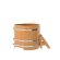 Купель для бани BentWood угловая из лиственницы Премиум, 1,03х1,03 м