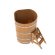 Купель для бани BentWood угловая из лиственницы Премиум, 1,03х1,03 м