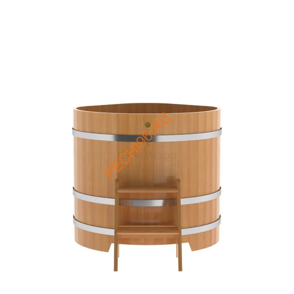 Купель для бани BentWood угловая из лиственницы Премиум, 1,03х1,03 м