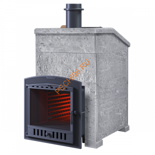 Печь банная Гефест Гром 50П2 в облицовке Президент 1200/60 Талькомагнезит