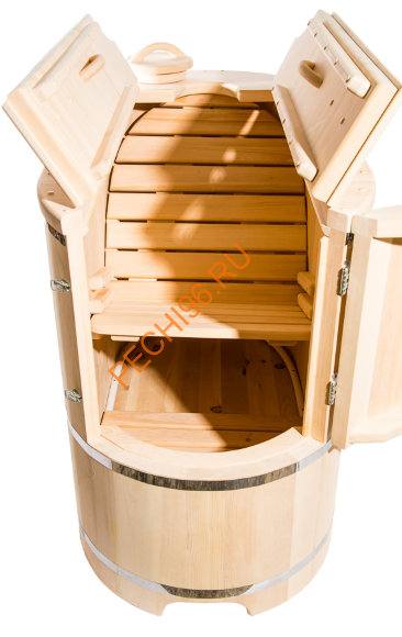 Фитобочка НКЗ кедровая овальная полулежачая ЛЮКС Фитобочка НКЗ кедровая овальная полулежачая ЛЮКС