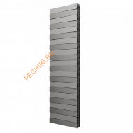 Радиатор биметаллический Royal Thermo PianoForte Tower Silver Satin 22с