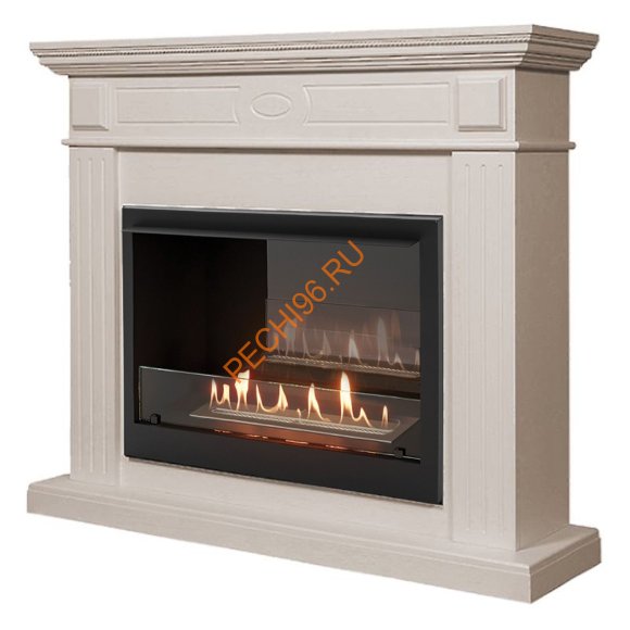 Биокамин Firelight BFP/P-2520, с порталом Bianco 25 шпон белёный дуб Биокамин Firelight BFP/P-2520, с порталом Bianco 25 шпон белёный дуб