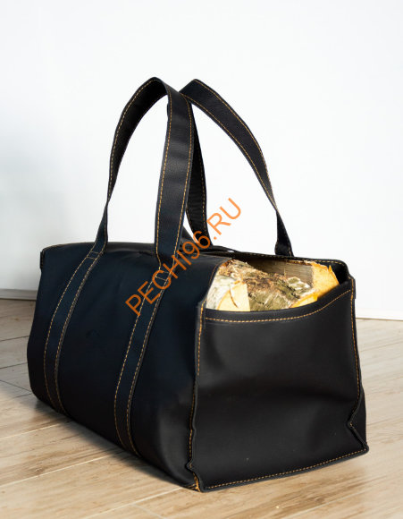 Дровница-сумка Fire&Wood Ottawa, экокожа черная Дровница-сумка Fire&Wood Ottawa, экокожа черная