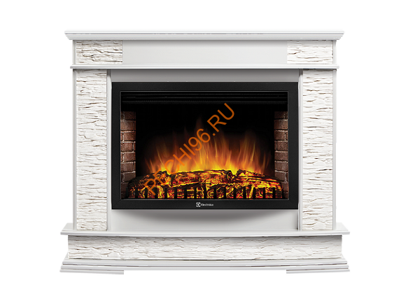 Электрокамин Electrolux Sphere Plus EFP/P-2720RLS с порталом Firelight Scala 25, сланец белый, белый дуб Электрокамин Electrolux Sphere Plus EFP/P-2720RLS с порталом Firelight Scala 25, сланец белый, белый дуб