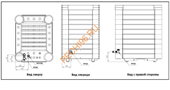 Электрическая печь SAWO NIMBUS COMBI NIMC-105NS-P-A