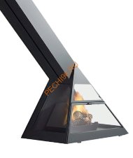 Камин Traforart ADMETO FRONTAL с наклонной трубой Камин Traforart ADMETO FRONTAL с наклонной трубой