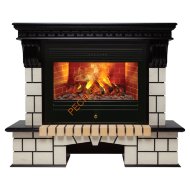 Электрокамин RealFlame Stone new 26/HL с очагом 3D Novara 26