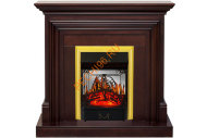 Электрокамин Royal Flame Bradford темный дуб с очагом Majestic FX M Электрокамин Royal Flame Bradford темный дуб с очагом Majestic FX M