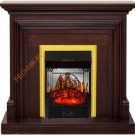 Электрокамин Royal Flame Bradford темный дуб с очагом Majestic FX M