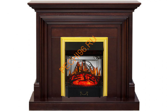 Электрокамин Royal Flame Bradford темный дуб с очагом Majestic FX M