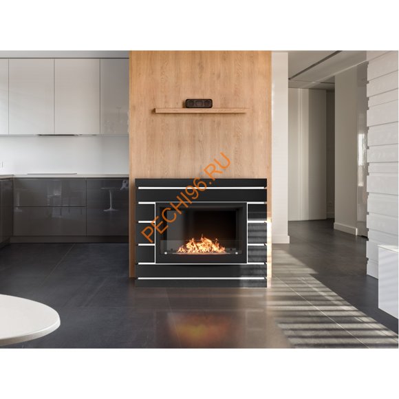 Биокамин Firelight BFP/P-2520, с порталом Moderno 25 шпон чёрный дуб Биокамин Firelight BFP/P-2520, с порталом Moderno 25 шпон чёрный дуб