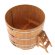 Купель для бани BentWood круглая из сращённой лиственницы, D1,8 м