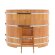 Купель для бани BentWood круглая из сращённой лиственницы, D1,8 м